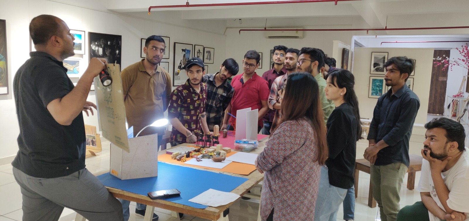 Master class on crafting and curation of exhibition was held at IIP 