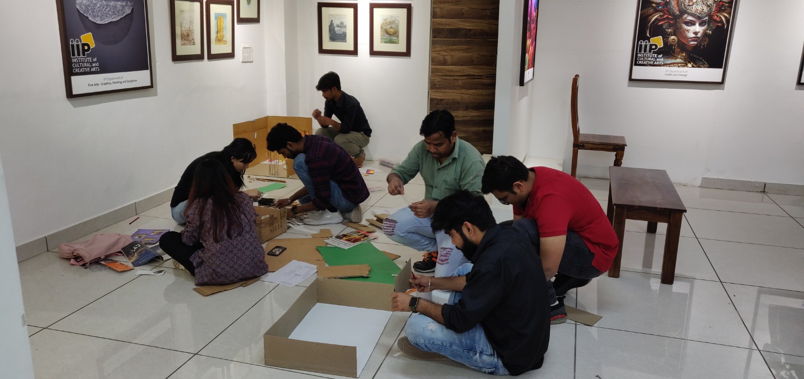 Master class on crafting and curation of exhibition was held at IIP