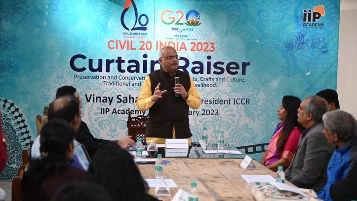 The CURTAIN RAISER program was organized by G20 India's Civil 20 India at the IIP Academy