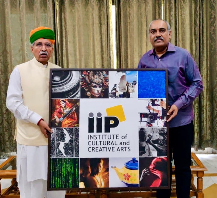 Today, the unveiling of our organization's brand identity, which is our logo, was done by honorable Minister of State for Culture and Parliamentary Affairs, Mr. Arjun Ram Meghwal. 