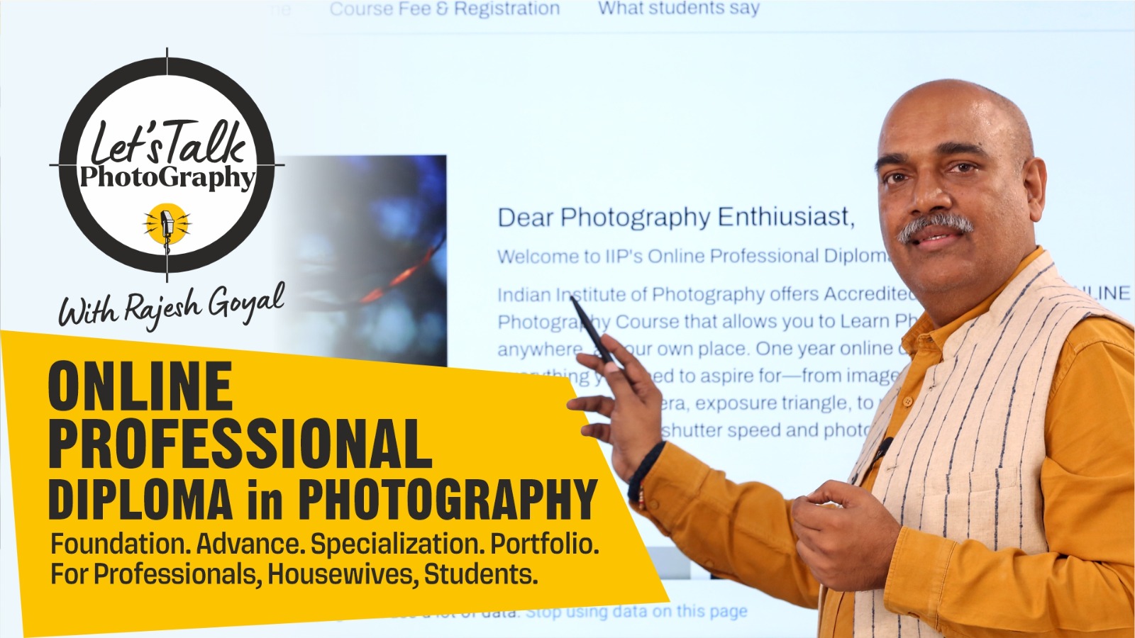 Introducing the IIP Online Professional Diploma in Photography