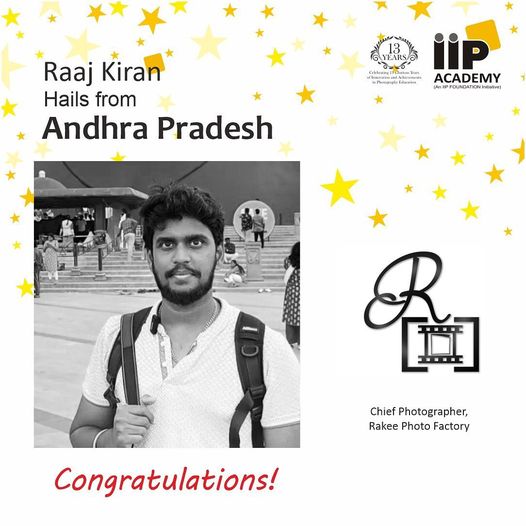 We extend our warmest regards to Raaj Kiran, a talented individual hailing from Andhra Pradesh
